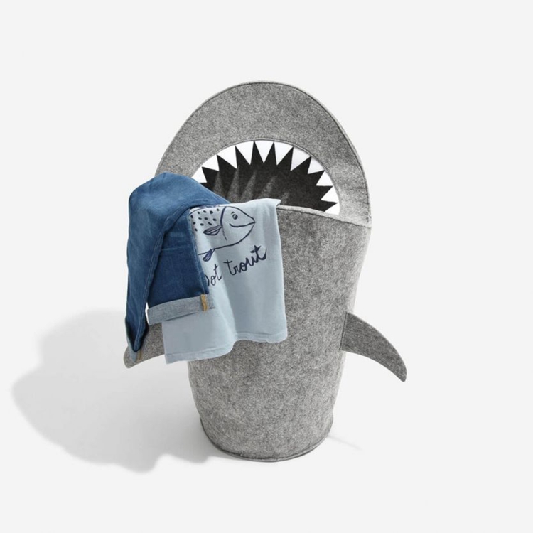 Shark laundry basket